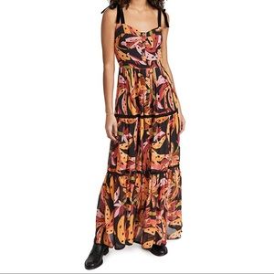 FARM Rio Banana Maxi Dress